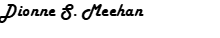 Dionne S. Meehan signature